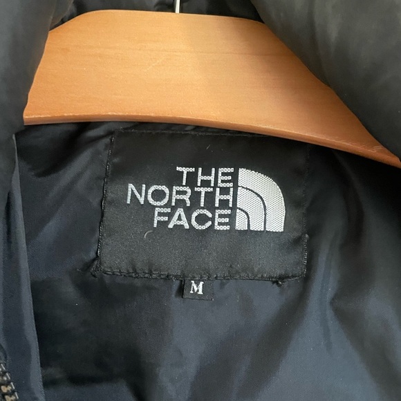Vintage The North Face Down Puffer Vest Hooded Black Mens Size Medium - Picture 12 of 12